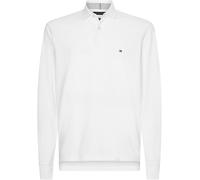 Tommy Hilfiger Uomo Maglietta Polo Maniche Lunghe Regular Fit con Chiusura a Bottoni, Bianco (White), M