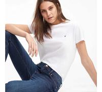 Tommy Hilfiger Maglietta 'Heritage' Donna – Maniche corte, Scollo rotondo – Bianco S