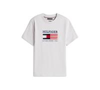 TOMMY HILFIGER Maglietta 'AMERICANA' navy / grigio sfumato / rosso / offwhite Uomo TOMMY HILFIGER XS navy / grigio sfumato / rosso / offwhite