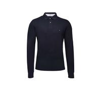 Tommy Hilfiger Uomo Maglietta Polo Maniche Lunghe Regular Fit con Chiusura a Bottoni, Blu (Desert Sky), XL