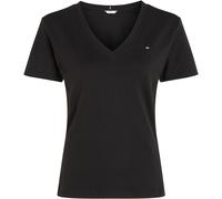 Tommy Hilfiger Slim Cody V-Nk SS, Maglietta S/S Donna, Nero (Black), XS