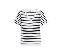 Tommy Hilfiger Slim Cody Short Sleeve V Neck T-shirt Blu XS Donna