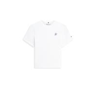 Tommy Hilfiger Maglietta da Donna TH Script Reg C-Nk SS Ww0Ww47809, Bianco, L