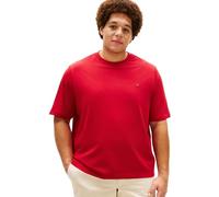 Tommy Hilfiger Maglietta da Uomo BT-Ess Seasonal Reg Solid Tee-B MW0MW41233 S/S, Rosso, 3XL