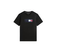 Tommy Hilfiger Maglietta da Uomo con Scritta Love Text Box MW0MW42366 S/S, Nera, XL