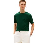 Tommy Hilfiger Maglietta da Uomo Ess Seasonal Reg Fit Solid Mw0Mw39995, Verde, L
