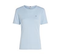 TOMMY HILFIGER Maglietta 'Flag Embroidery Slim' blu chiaro Donna TOMMY HILFIGER L