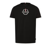 TOMMY HILFIGER Maglietta 'Global Stripe Crest Logo Slim' navy / rosso / nero / bianco Uomo - Abbigliamento - Taglie comode - Maglie e T-shirt TOMMY HILFIGER L