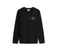 TOMMY HILFIGER Maglietta 'Logo Long Sleeve' nero / bianco Uomo TOMMY HILFIGER XL