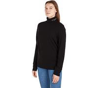 Tommy Hilfiger Maglietta Maniche Lunghe Uomo Dolcevita, Nero (Black), M