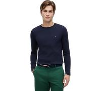 Tommy Hilfiger Maglietta maniche lunghe Uomo Slim Fit Stretch Cotone navy/rosso/bianco Taglia S