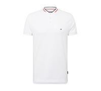 Polo da tennis da uomo Tommy Hilfiger Mao Tipped Slim - Bianco XXL