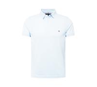 Tommy Hilfiger Uomo Maglietta Polo Maniche Corte 1985 Slim Fit, Blu (Breezy Blue), L