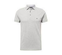 Tommy Hilfiger Maglietta Polo Maniche Corte Uomo 1985 Slim Slim Fit, Grigio (Light Grey Heather), L