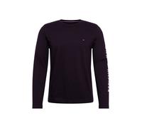 T-shirt da tennis da uomo Tommy Hilfiger Logo Long Sleeve - Nero L