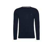 Tommy Hilfiger Logo Long Sleeve T-shirt Blu M Uomo