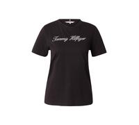 Tommy Hilfiger Donna T-Shirt Maniche Corte Script Regular Scollo Rotondo