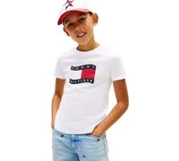 Tommy Hilfiger Maglietta per Bambini e Ragazzi Bianco 16 Anni (176cm)