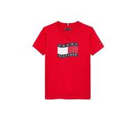 Tommy Hilfiger Maglietta per Bambini e Ragazzi Rosso 10 Anni (140cm)