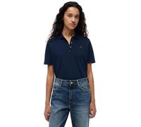 Tommy Hilfiger Maglietta Polo Maniche Corte Donna Regular Fit, Blu (Dark Night Navy), L
