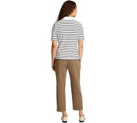 Tommy Hilfiger Maglietta Polo Maniche Corte Donna Regular Fit, Multicolore (Breton Ecru/Dark Night Navy STP), S
