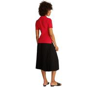 Tommy Hilfiger Maglietta Polo Maniche Corte Donna Slim Fit, Rosso (Primary Red), XXL