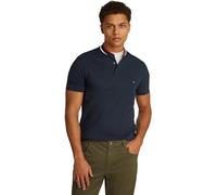 Tommy Hilfiger Maglietta Polo Maniche Corte Uomo Regular Fit, Blu (Desert Sky), XS