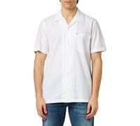 Tommy Hilfiger Maglietta Polo Maniche Corte Uomo Seersucker Solid Shirt Basic, Bianco (Optic White), L