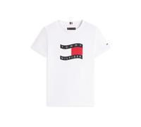 Tommy Hilfiger Maglietta per Bambini e Ragazzi Bianco 10 Anni (140cm)