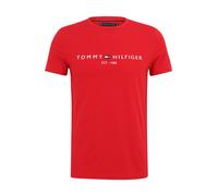 TOMMY HILFIGER Maglietta rosso sangue / bianco Uomo - Abbigliamento - Taglie comode - Maglie e T-shirt TOMMY HILFIGER M