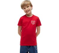 Tommy Hilfiger Bambino T-Shirt Maniche Corte Outline Flag Graphic con Scollo Rotondo, Rosso (Primary Red), 5 Anni