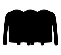 Tommy Hilfiger Premium Essentials Long Sleeve Base Layer 3 Units Nero 2XL Uomo