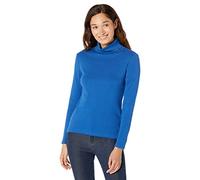 Tommy Hilfiger Maglione a collo alto a maniche lunghe da donna, Colore: blu, X-Large