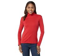 Tommy Hilfiger Maglione a collo alto a maniche lunghe da donna, Combinazione di peperoncino, X-Large