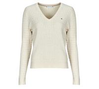 Tommy Hilfiger Maglione CO CABLE FINE GG V-NK LS SWT in Beige EU M