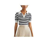Tommy Hilfiger Maglione da donna manica corta, grigio, M
