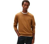 Tommy Hilfiger Maglione da Uomo Essential SSNL in Cotone Girocollo MW0MW39999, Marrone, L, Marrone (Cachi delle Highland), L