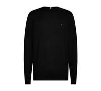 Tommy Hilfiger - Maglione Girocollo in Cotone e Cashmere - - Knitwear - Uomo - Nero - S