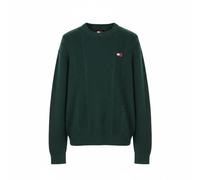 Tommy Hilfiger Maglione Slim A Treccia Verde L Lungo Collo Crew Stretch