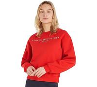 Tommy Hilfiger Mdrn Reg Corp Logo C-Nk Swtshrt Ww0Ww39791, Felpa, Donna, Arancione (Fireworks), XXS
