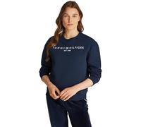 TOMMY HILFIGER Mdrn Reg Corp Logo C-Nk Swtshrt Ww0Ww39791, Felpe Donna, Blu (Dark Night Navy), L