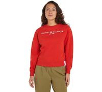 Tommy Hilfiger Mdrn Reg Corp Logo C-Nk Swtshrt Ww0Ww39791, Felpa, Donna, Rosso (Fierce Red), XL