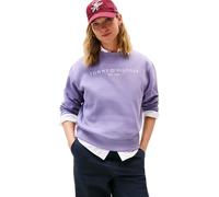 Tommy Hilfiger Mdrn Reg Corp Logo C-Nk Swtshrt Ww0Ww39791, Felpa, Donna, Viola (Lavender Ash), L