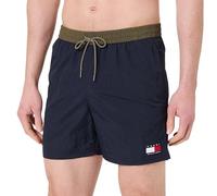 Tommy Hilfiger Uomo Pantaloncino da Bagno Medium Drawstring con Coulisse, Blu (Desert Sky), XL
