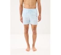 Tommy Hilfiger - Pantaloncini da bagno blu pallido con coulisse e logo sul lato 48