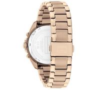 Tommy Hilfiger Orologio Analogico Multifunzione al Quarzo da Donna con Cinturino in Acciaio Inossidabile di Color Oro Rosso - 1782784