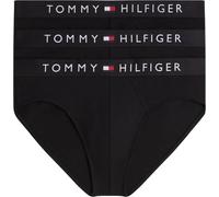Tommy Hilfiger Men 3P Brief Black (Black/Black/Black) XL