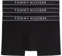 Tommy Hilfiger Men 3P Trunk DTM Red (Blk/Blk/Blk) M