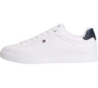 Tommy Hilfiger Icon Court Light Leather Fm0fm05946, Basso Top Uomo, White (White), 45 EU
