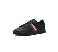 Tommy Hilfiger Men Supercup Lth Seasonal, Black, 43 EU